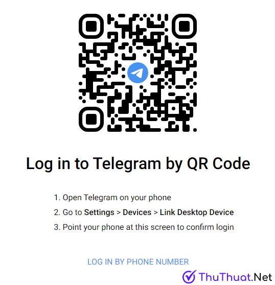 Đăng nhập Telegram trên điện thoại, máy tính