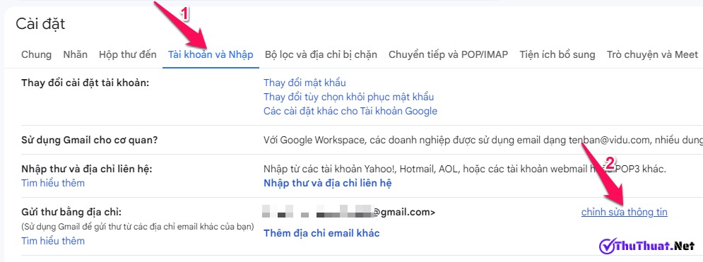 Cách đổi tên Gmail trên điện thoại và máy tính