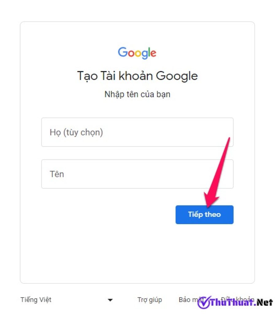 Đăng ký tạo Gmail mới tiếng Việt trên điện thoại & máy tính