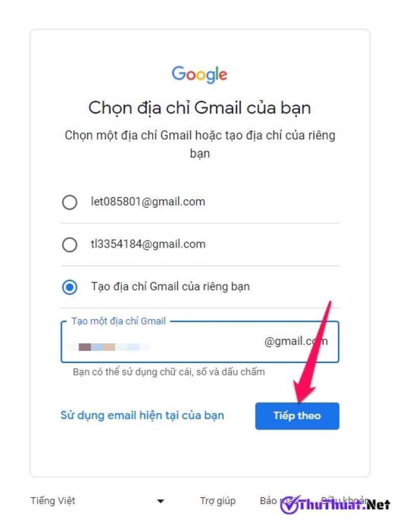 Đăng ký tạo Gmail mới tiếng Việt trên điện thoại & máy tính